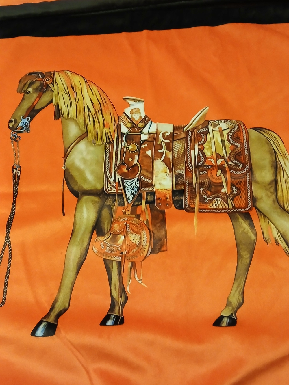 Faux Hermes Horse Patern Cushions